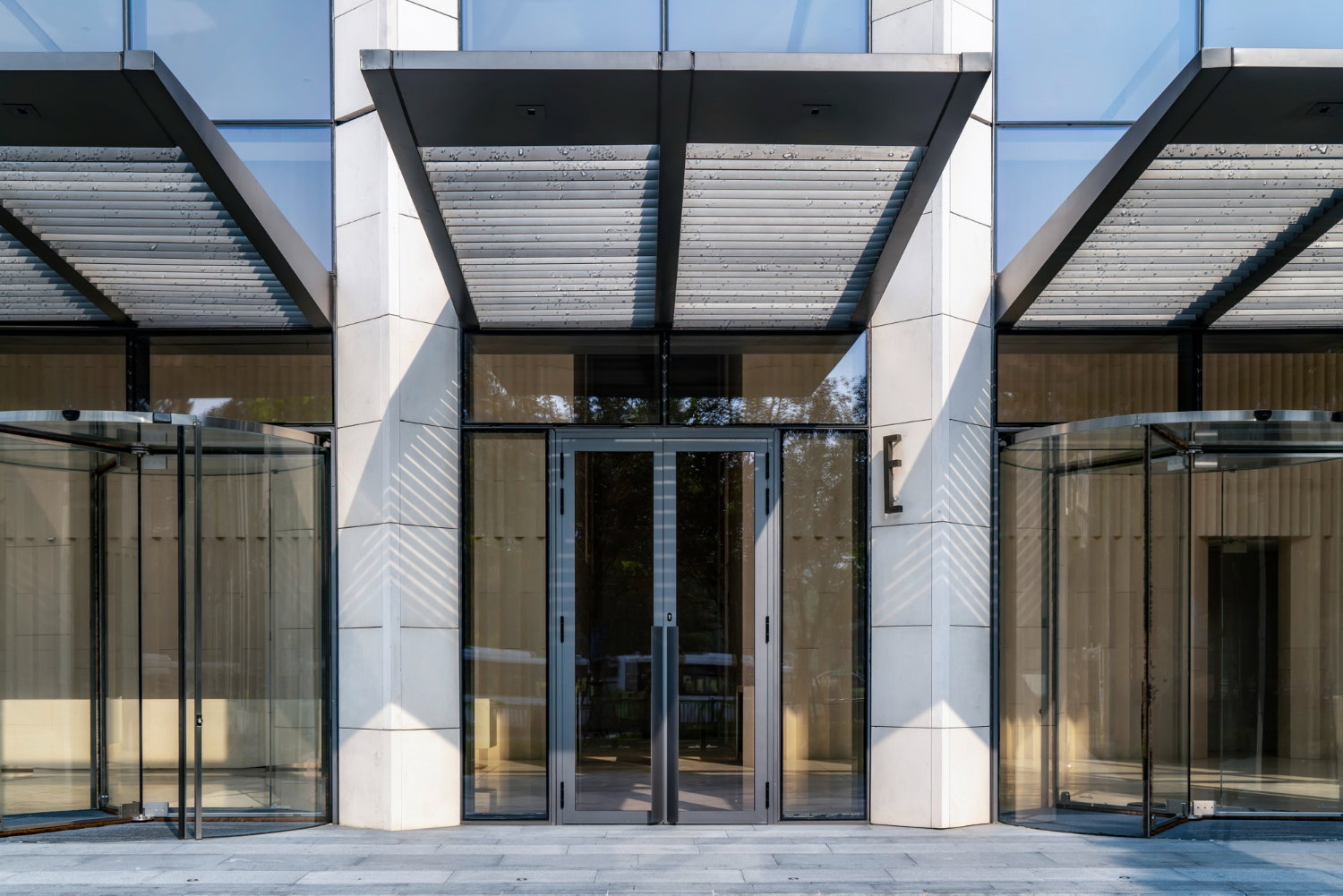 Commercial Roll-Up Door Upgrade — before installation
