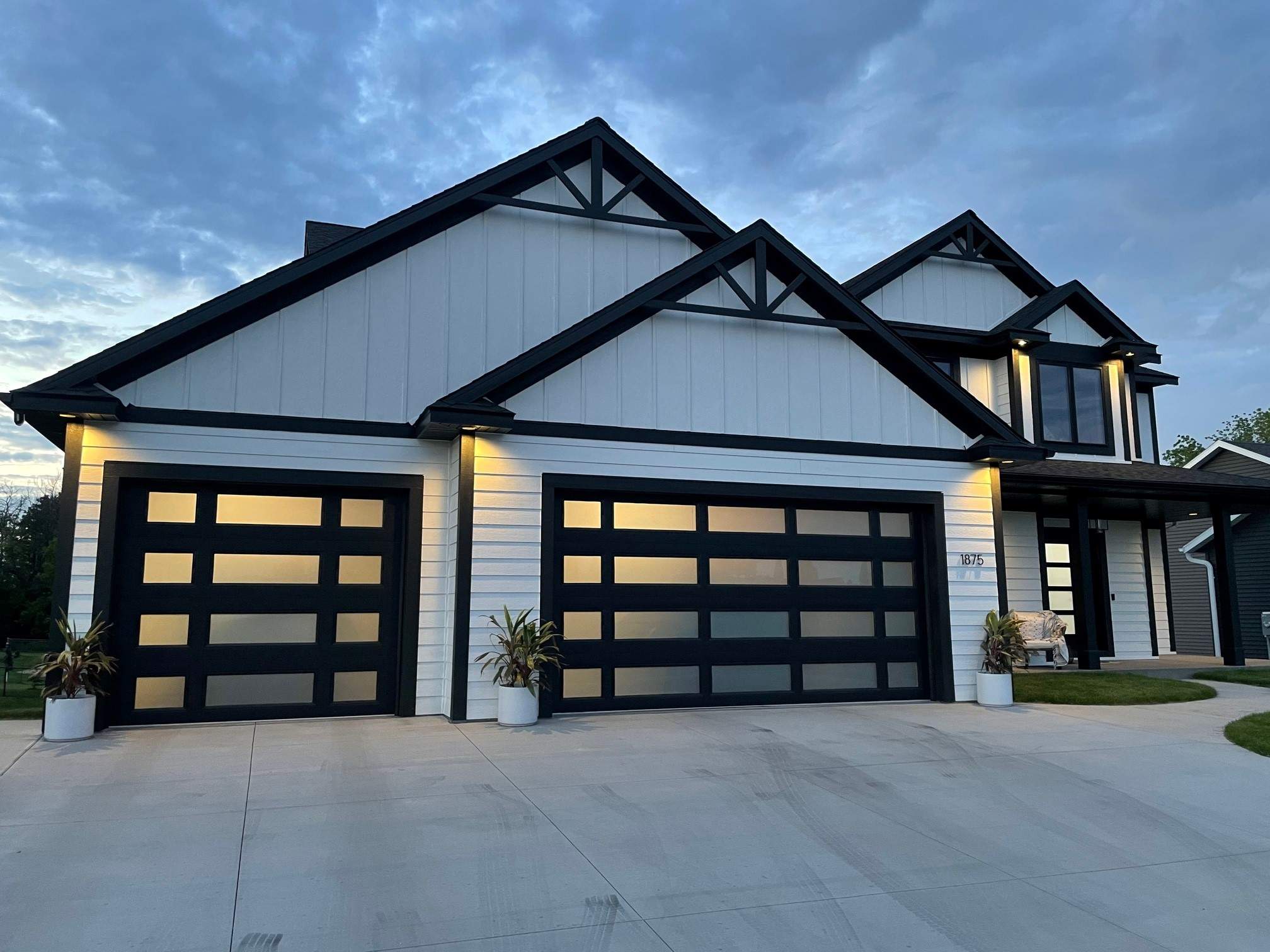 Home Garage Door Replacement — after installation