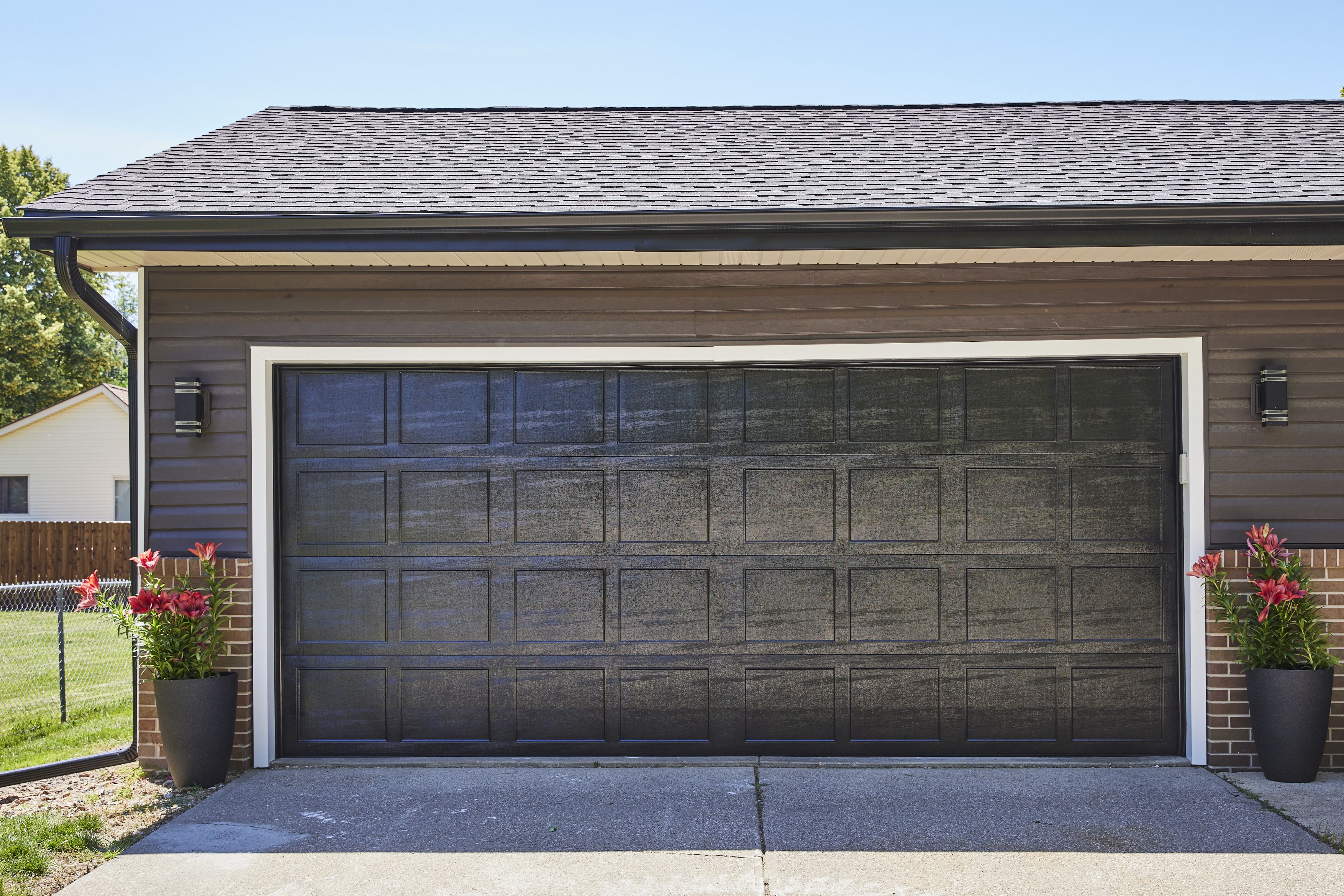 Home Garage Door Replacement — before installation